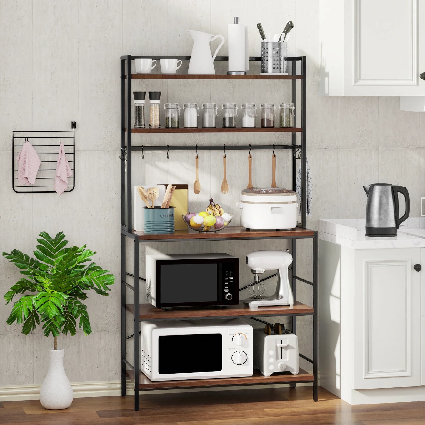 5-Tier Kitchen Bakers Utility Storage Rack